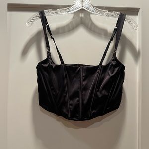Black corset top